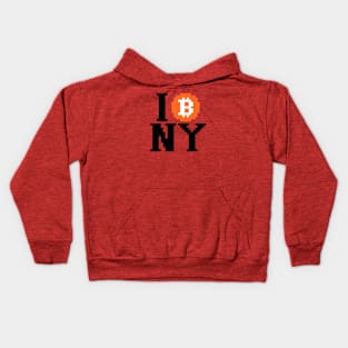 I Bitcoin NY Kids Hoodie